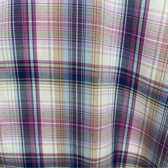 PETER MILLAR Collection Plaid Button Down Dress Shirt Cotton Size Large - Picture 10 of 16